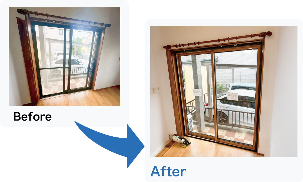 ビフォーアフターの画像